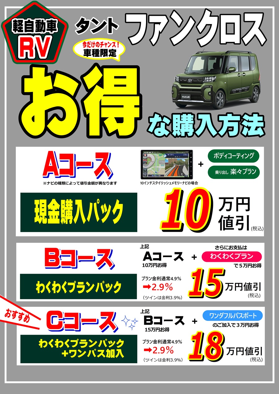 ファンクロス限定車①